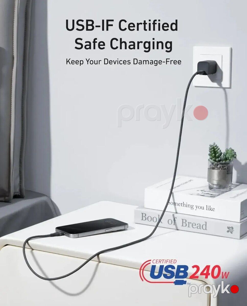 Anker Kabel 240W 2metr — Smartfonlar, Bakı (2)