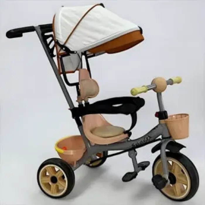 Uşaq üçtəkərli velosiped 953217-RB ağ/boz — Bakı