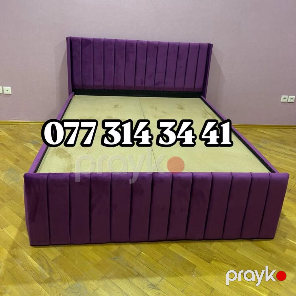 Məhsul: Yumşaq başlıqlı çarpayı çərçivəsi - Material: Möhkəm karkas — Yataqlar, Bakı (2)