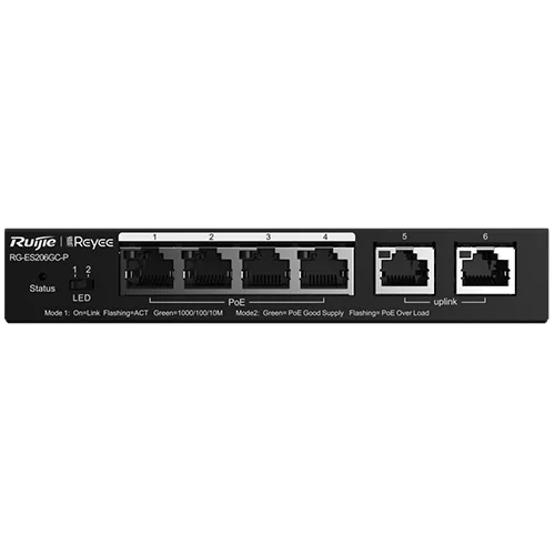 Reyee RG-ES206GC-P Cloud Managed Switch — Şəbəkə və server avadanlığı, Bakı (3)