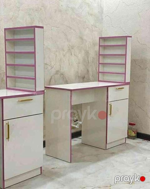 Düz masa, Siyirməli, Polkalı, Parlaq laminat, Kredit yoxdur — Bakı