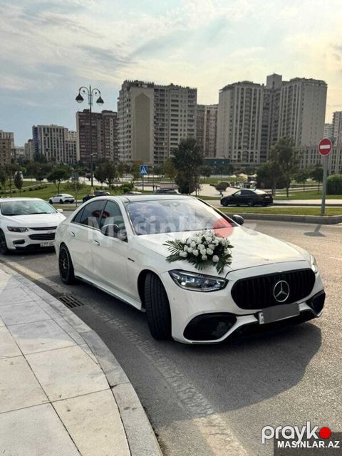 Mercedes mercedes bey gəlin toy maşıni sifarişi, 2021 il — Bakı