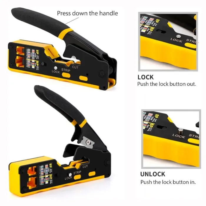 Zoerax Professional Şəbəkə Kabel Kəlbətini (Crimping Tool) — Bakı