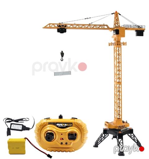 Radio ilə idarə olunan kran K2026-111, sarı, 92x34x120 sm — Bakı