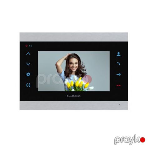 Slinex SL-07MHD 7" TFT Ekranlı Video Domofon Monitoru (Gümüş + Ağ / Gümüş + Qara) — Bakı