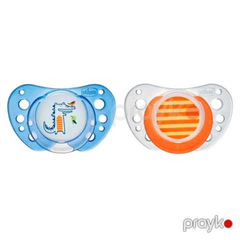 Əmziklər dəsti Chicco Physio Air, 6-16 ay, lateks, 2 əd, rəngbərəng — Bakı