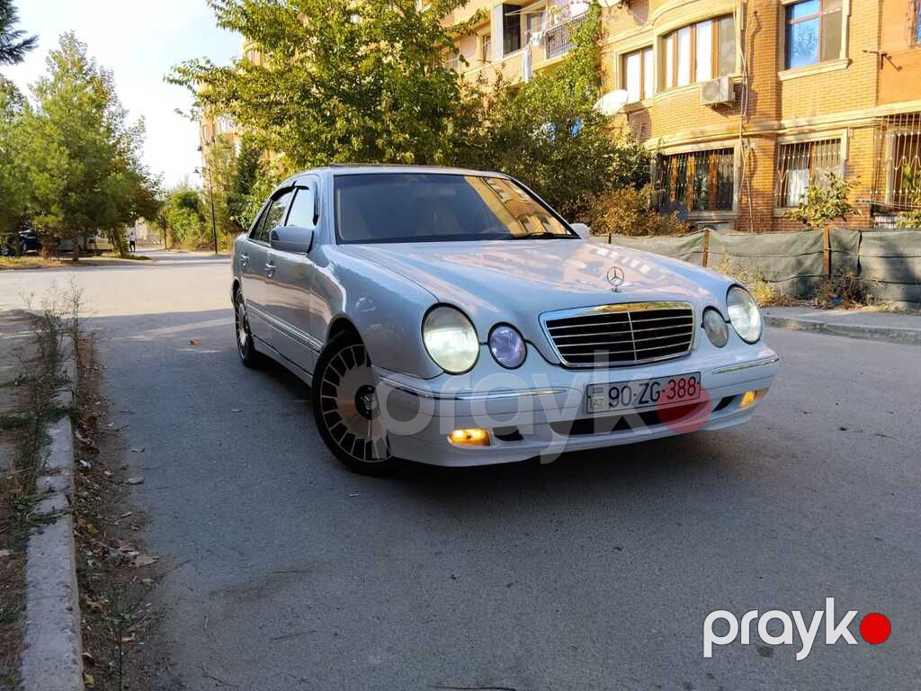 Mercedes E 240, 2.4 L, 2000 il, 247 000 km — Avtomobillər, Bakı (5)