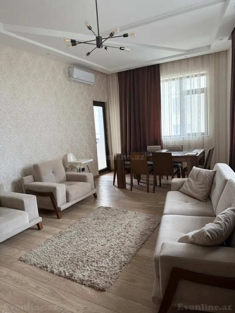 Kirayə verilir 2 otaqlı Mənzil Yeni tikili 100 m² Bakı, Nəsimi r — Mənzil, Bakı (4)