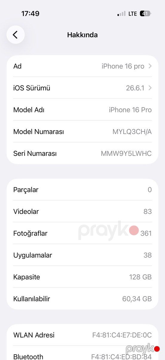Apple iPhone 16 Pro Desert Titanium 128GB/8GB — Smartfonlar, Bakı (9)