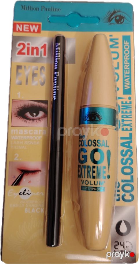 Tuş və layner dəsti No Brand Million Pauline sarı qablaşdırma 10 ml — Bakı
