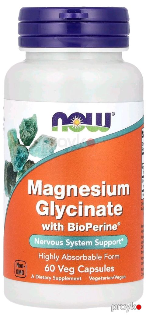 NOW Magnesium Glycinate with BioPerine – sinir sistemi dəstəyi üçün — Bakı