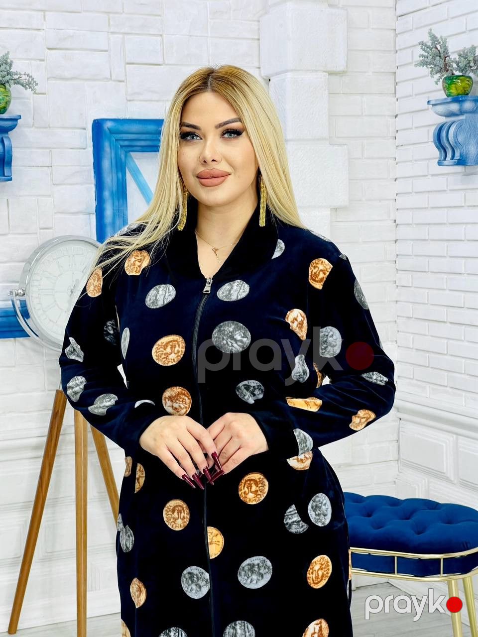 Ev xələti, qara, velür, ölçü 6XL — Mallar, Bakı (3)