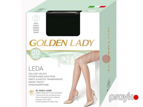 Qadınlar üçün kolqotqa Golden Lady Leda Filanca, 20den, ölçü 2(S), Nero, qara — Bakı