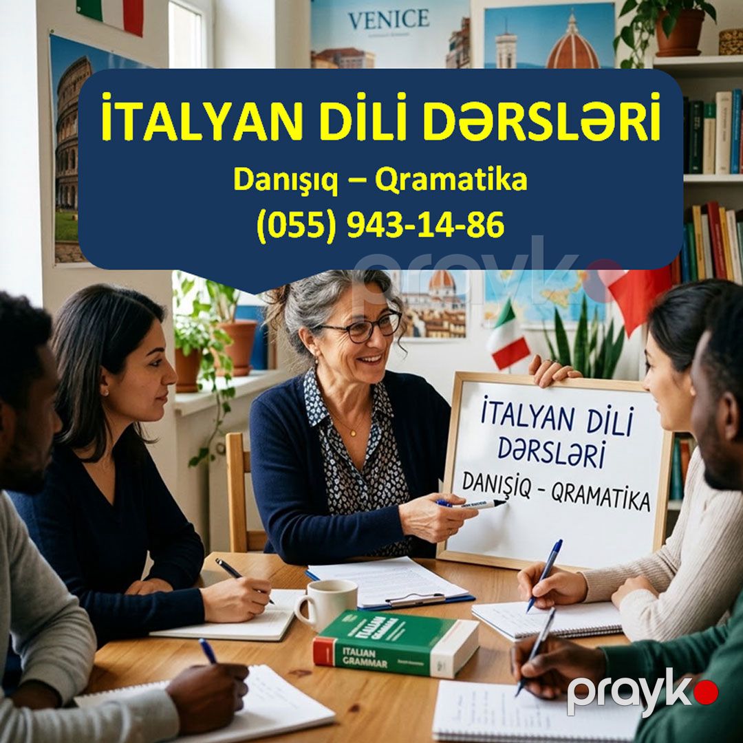 Sürətli İtalyan Dili dərsləri — Xarici dillər, Bakı (2)