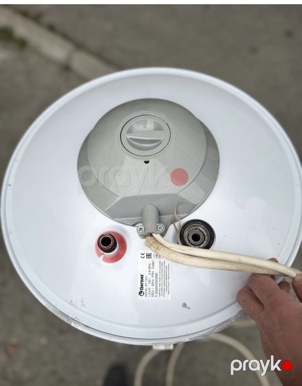 Thermex ER 100V su qızdırıcısı 2ci el cox az islenib teze kimidi — Santexnika, Bakı (2)