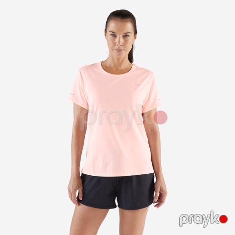 Qadınlar üçün futbolka Decathlon 8892067, çəhrayı, poliester/elastan, ölçü L — Bakı