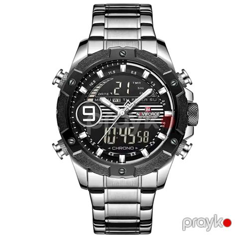 Qol saatı Naviforce 9146S Silver/Black (NF 9146 S.B) — Bakı