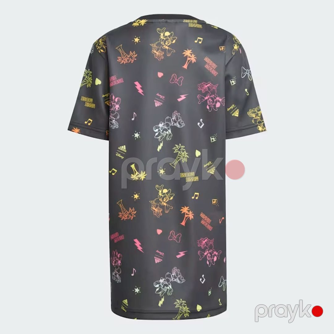 Qızlar üçün don-futbolka Adidas LK DY MI Dress IN7304, qara, polyester/elastan, ölçü 6-7 yaş — Mallar, Bakı (2)