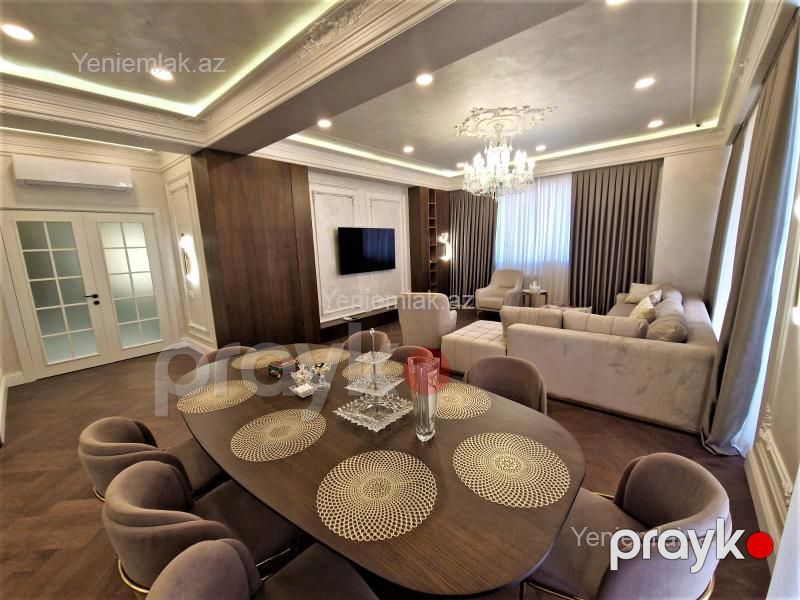 Kirayə 4 otaqlı Bina evi menzil (Yeni tikili), 210 m², Xətai rayonu — Mənzil, Bakı (4)
