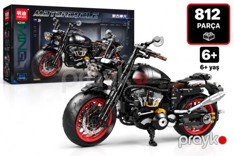 Konstruktor Motorcycle K2191, 6+, 812 ədəd, Motosikllər, Run and Race, Maşın — Bakı