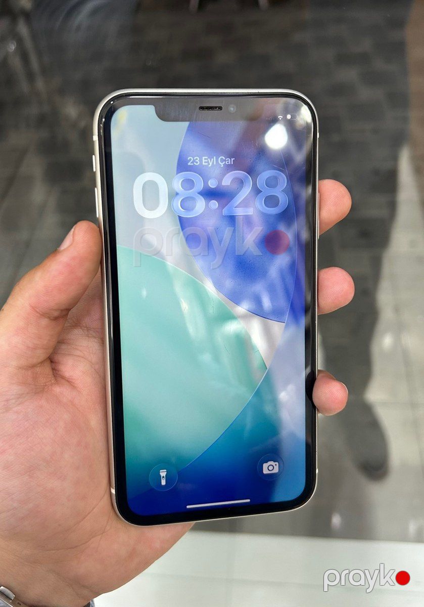 Apple iPhone 11 White 128GB/4GB — Smartfonlar, Bakı (4)
