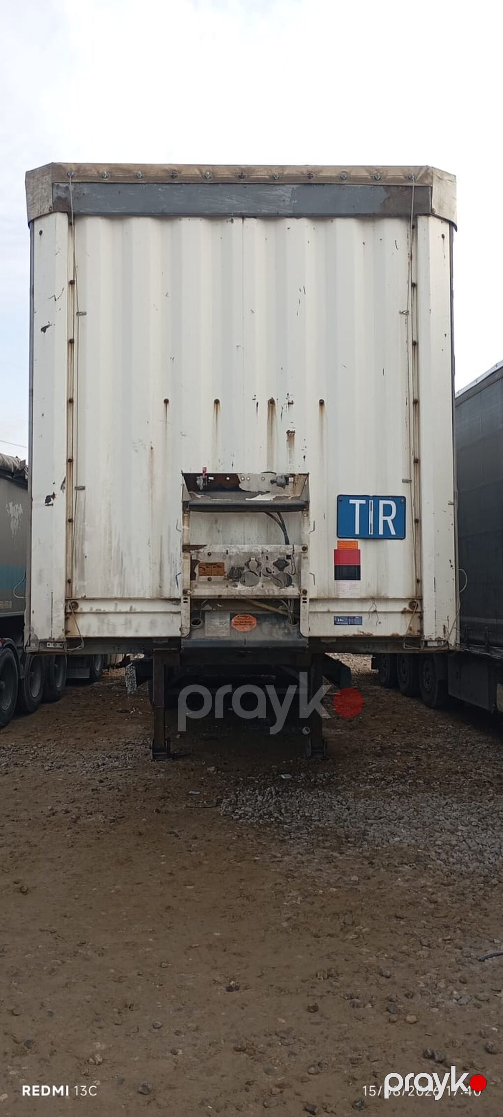 Krone tentli/ştorlu yarımqoşqu - Marka/model: Krone - Korpus: tentli — Qoşqular, Digah (3)
