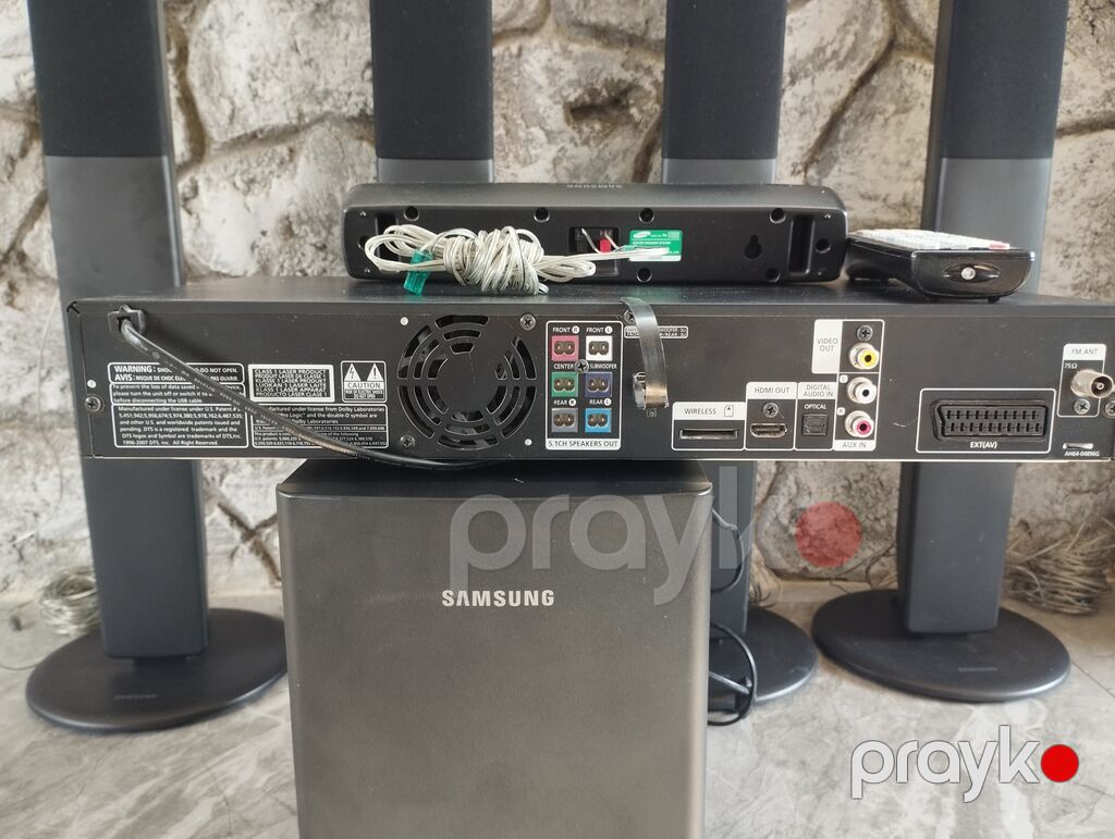 Samsung ev kinoteatrı – 5.1 kanal akustika dəsti Komplekt: - 4 ədəd — Akustik sistemlər, Saray (7)