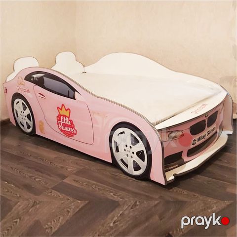 Uşaq çarpayısı 3D maşın formasında — Bakı