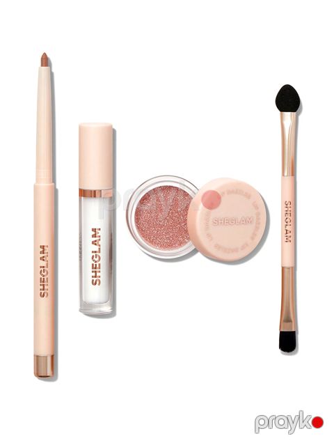 Dodaq üçün dəst Sheglam Lip Dazzle ton Debutante (dodaq parıldadıcısı + dodaq qələmi + qlitter) — Bakı