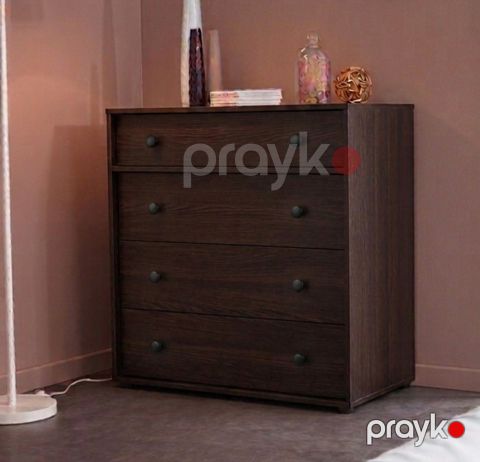 Komod MB11, venge, laminat, 90x80x45 sm — Bakı