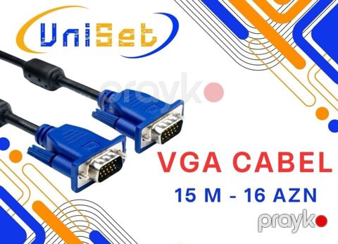 VGA kabel 15m — Bakı