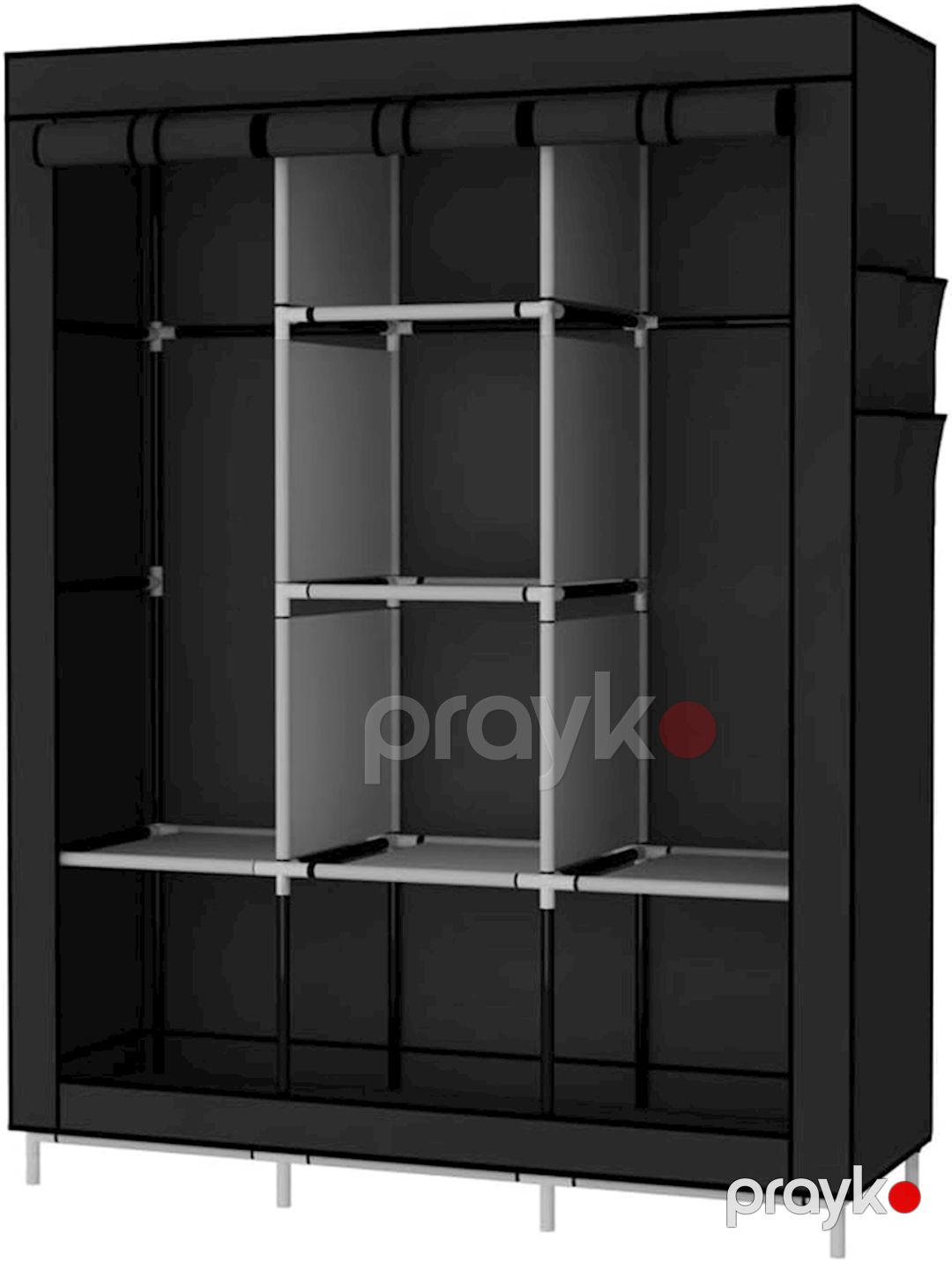 Portativ şkaf Storage Wardrobe 88130, qara — Şkaflar, Bakı (2)