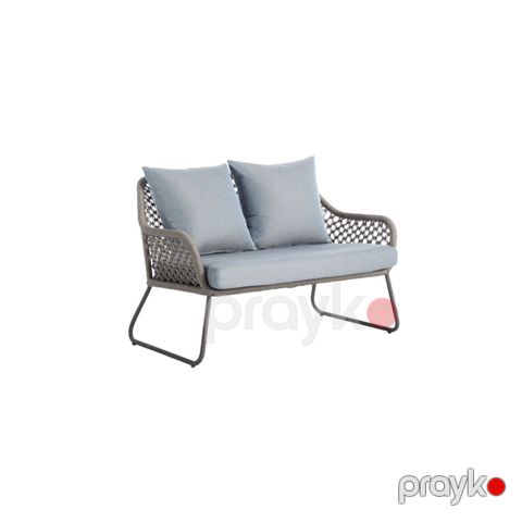 Bağ divanı Skyline Design Kona Loveseat, iki nəfərlik, rahat dizayn, açıq hava üçün uyğun - 23562 — Bakı