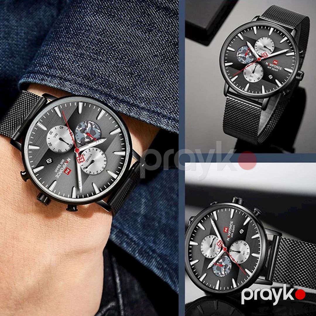 Qol saatı Naviforce 9169 Black — Mallar, Bakı (2)