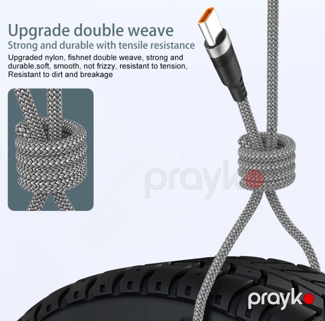 USB to Typec kabel 5A 2/5/8metr — Periferik cihazlar, Bakı (3)