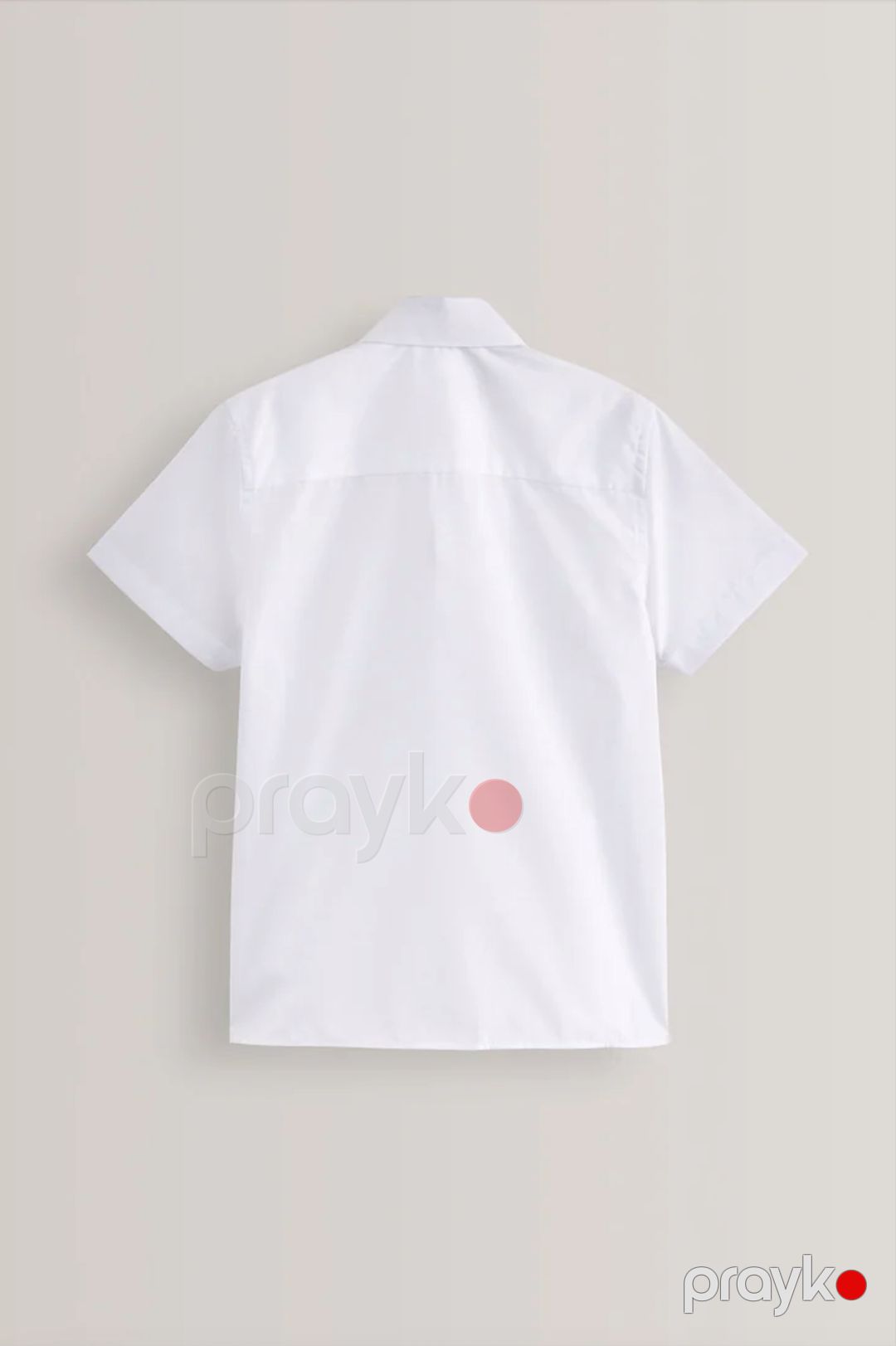 Oğlanlar üçün məktəbli qısaqol köynək Next shirt short sleeve, ağ, polyester/pambıq, ölçü 6 yaş — Mallar, Bakı (2)
