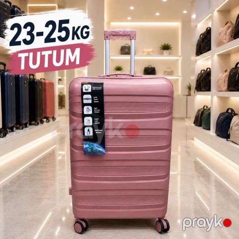 Çamadan VC_2678495, ABS plastik, çəhrayı, 4 təkər, 23–25 kq — Bakı