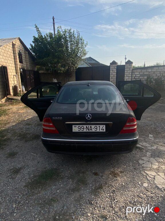 Mercedes S 320, 3.2 L, 2001 il, 545 781 km — Avtomobillər, Ağcabədi (4)