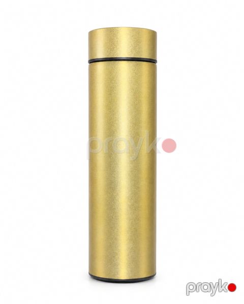 İdman su qabı, metal, qızılı, 500 ml — Bakı