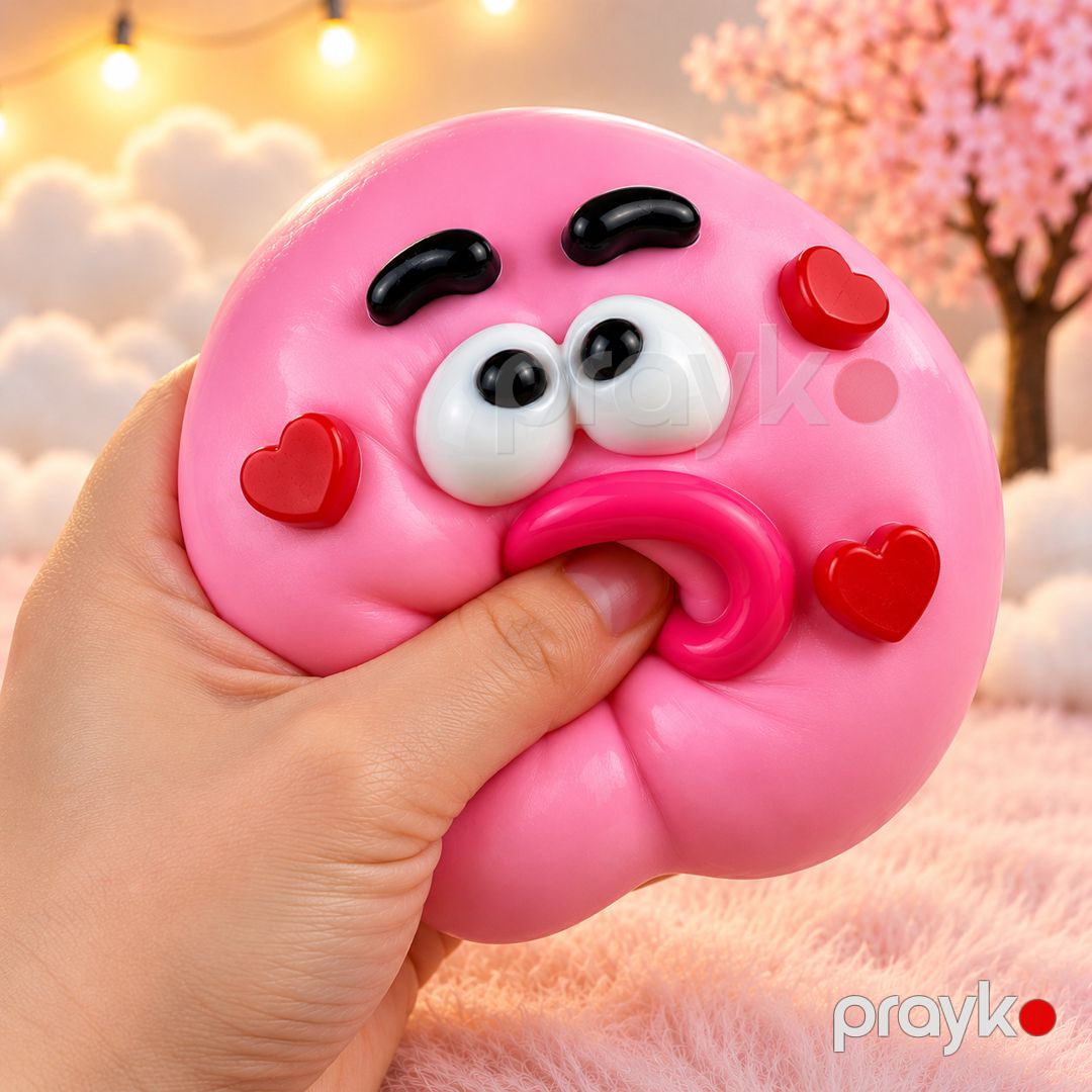 Antistress oyuncaq Funny Face Aquishy, silikon, çəhrayı, 3+ yaş — Mallar, Bakı (2)