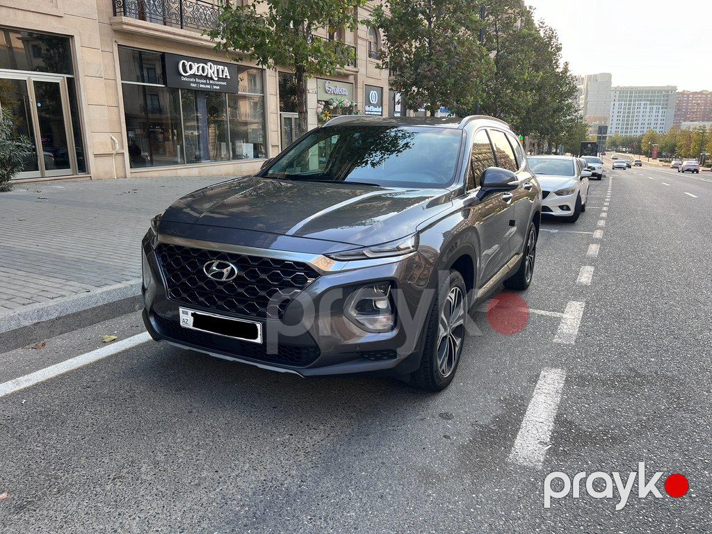 Hyundai Santa Fe, 2.0 L, 2019 il, 170 000 km — Avtomobillər, Bakı (6)