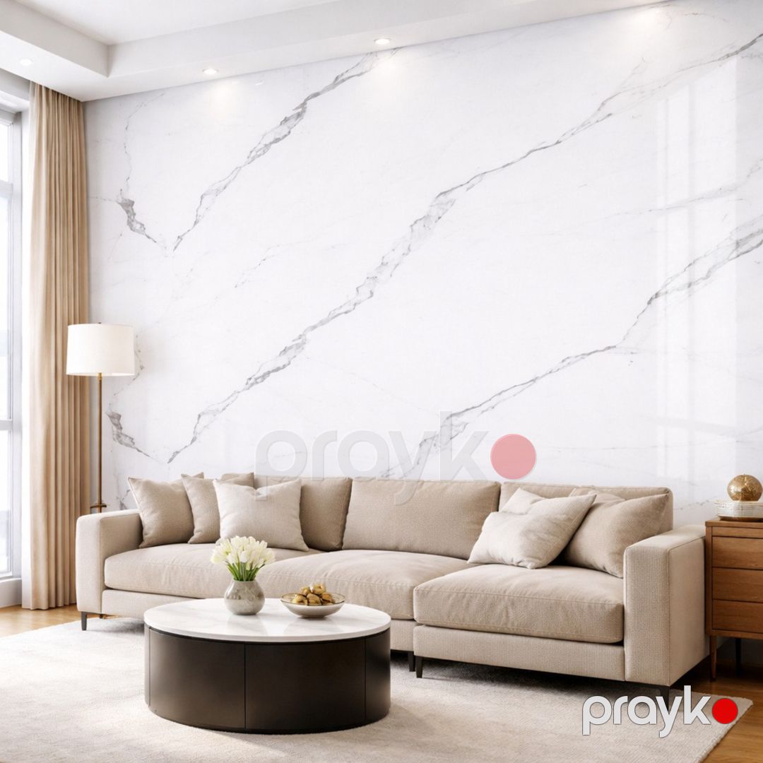 Dekorativ divar paneli 6182, ağ, 280x120 sm — Təmir və inşaat, Bakı (3)