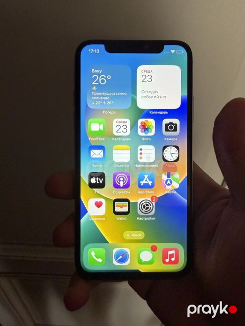 Apple iPhone X Silver 64GB/3GB — Bakı