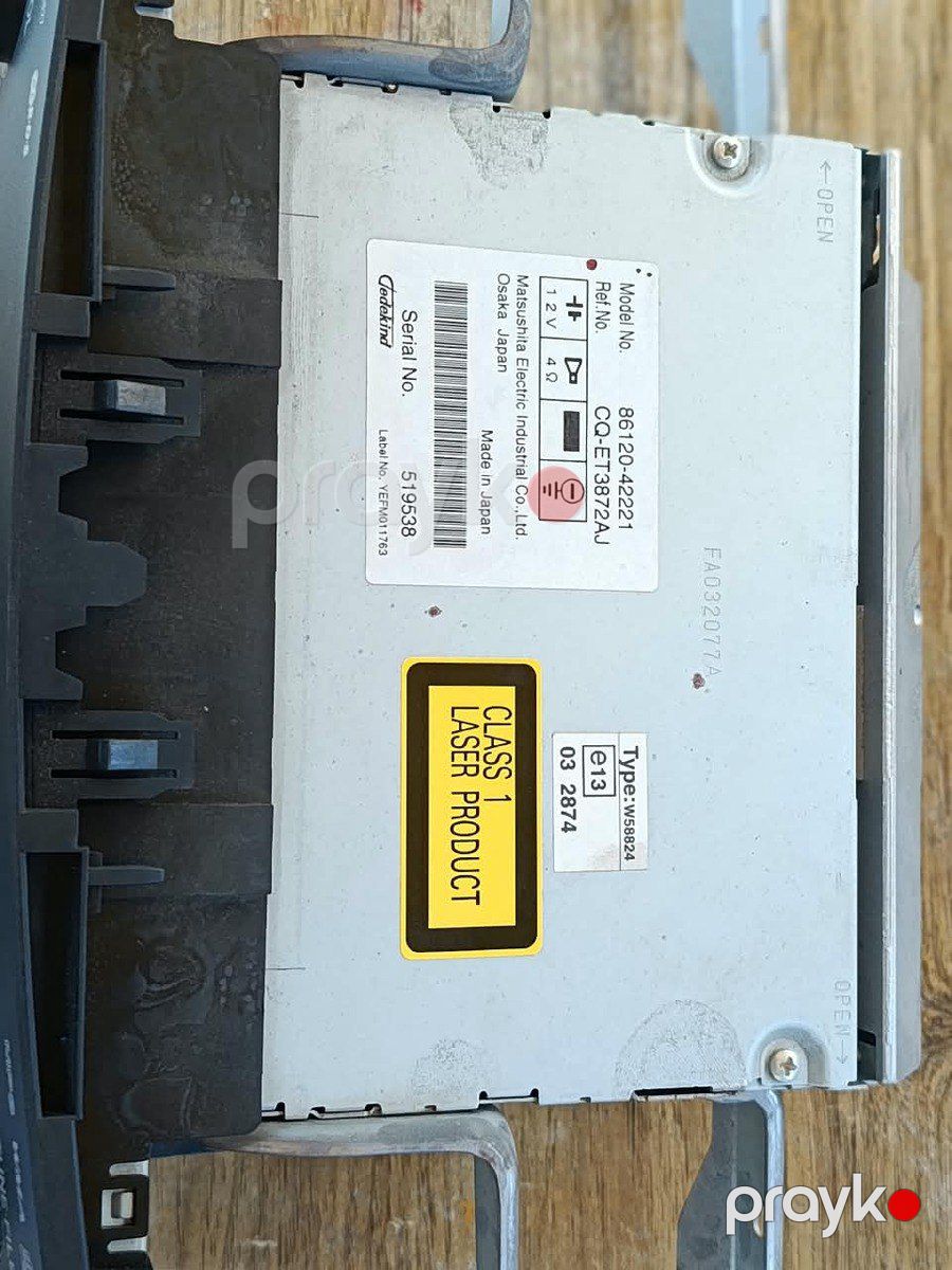 Toyota RAV4 (2006-2012) maqnitofonu / CD Player / Radio — Ehtiyat hissələri və aksesuarlar, Bakı (2)