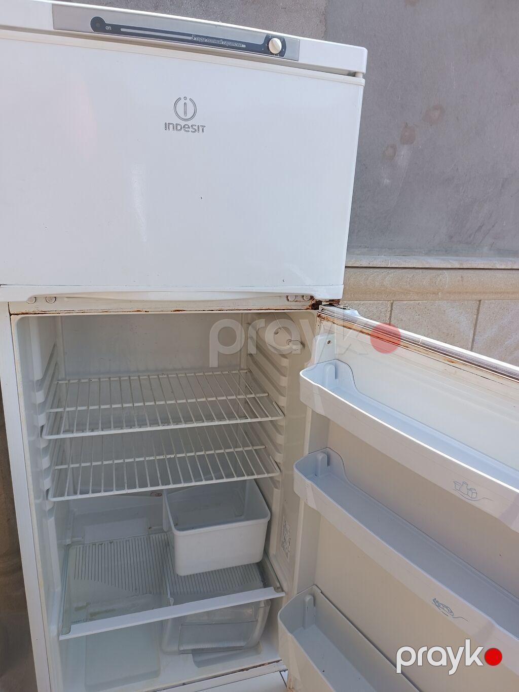 İşlənmiş 2 qapılı Indesit Soyuducu Satılır, rəng - Ağ — Soyuducular, Bakı (3)