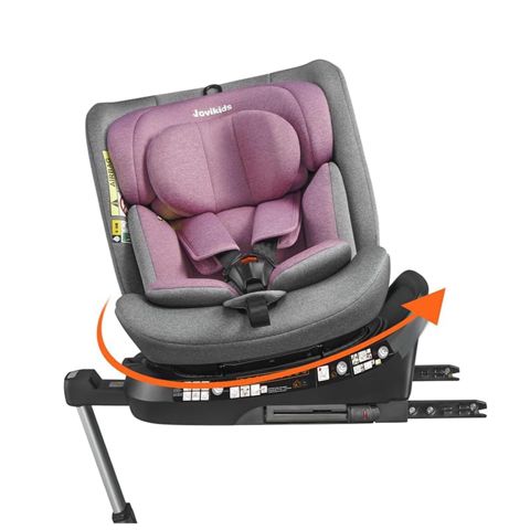 Uşaqlar üçün avtomobil kreslosu Jovikids, çəhrayı, 1+ yaş — Bakı