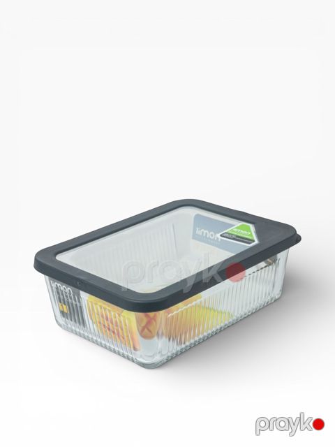 Qida saxlama konteyneri FS-2099, plastik, şəffaf/boz, 450 ml — Bakı