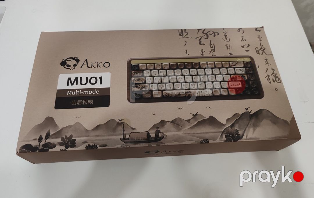 Akko MU01 Mountain Seclusion Mechanical Wooden Keyboard — Periferik cihazlar, Bakı (7)
