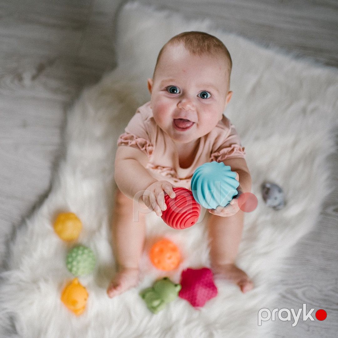 İnkişaf etdirən oyuncaqlar dəsti Babyono 1530, 6 ay+, silikon, 6 əd — Mallar, Bakı (3)