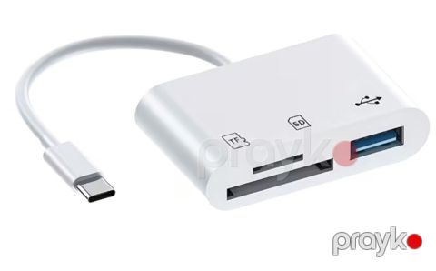 Type-C USB Xab və Kartrider 3-ü 1-də — Bakı